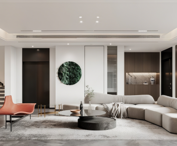 Modern A Living Room-ID:851609958