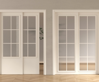French Style Sliding Door-ID:202106003
