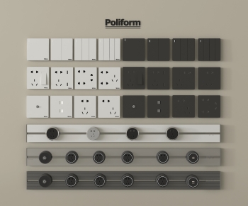 Modern Switch Socket Panel-ID:887799024