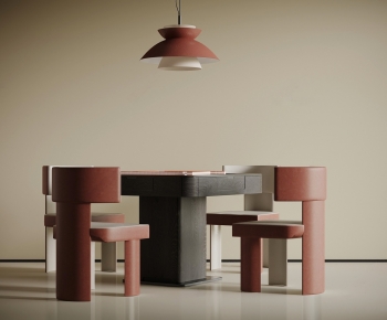 Modern Mahjong Tables And Chairs-ID:579072002