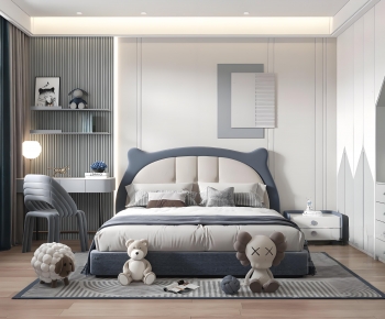 Modern Boy's Room And Son's Room-ID:434426078