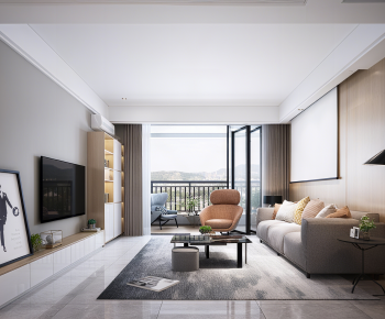 Modern A Living Room-ID:308349113