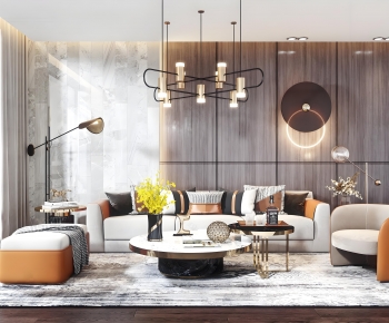 Modern A Living Room-ID:467294936