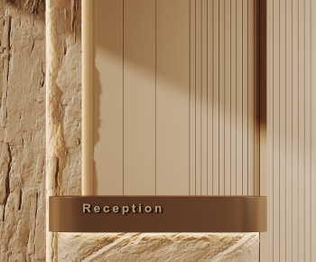 Modern Reception Desk-ID:804030927