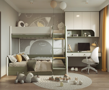 Modern Boy's Room And Son's Room-ID:417411094