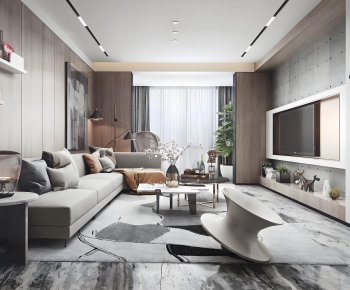 Modern A Living Room-ID:717300899