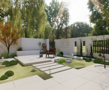 Modern Courtyard/landscape-ID:256498104