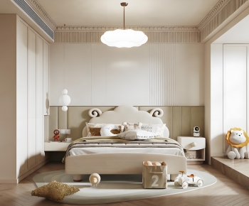 French Style Girl's Room Daughter's Room-ID:425236948