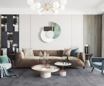 Modern A Living Room-ID:997570045