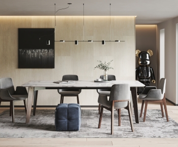 Modern Dining Table And Chairs-ID:256998061