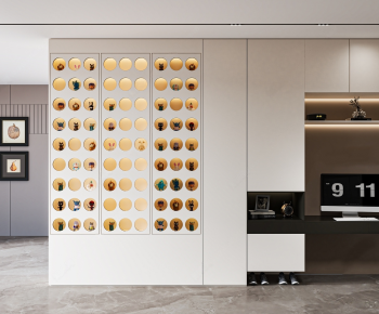 Modern Computer Desk And Chair-ID:489092116