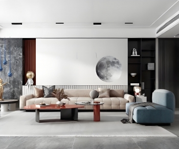 Modern A Living Room-ID:453890096