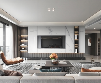 Modern A Living Room-ID:739732037