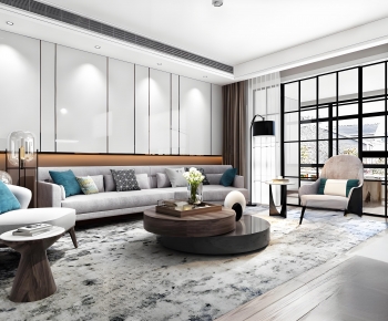 Modern A Living Room-ID:507816087