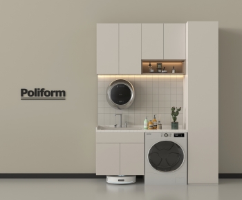 Modern Laundry Cabinet-ID:137100286