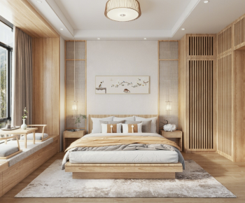 Japanese Style Bedroom-ID:852471118