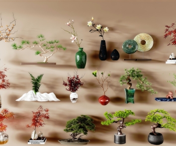 New Chinese Style Potted Green Plant-ID:358902937