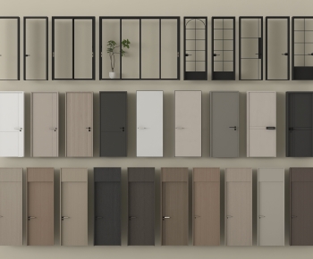 Modern Single Door-ID:384071116