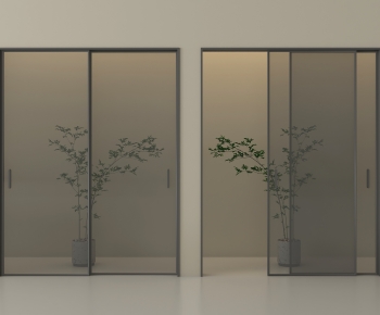 Modern Sliding Door-ID:505671028