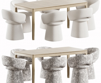 Modern Dining Table And Chairs-ID:130703933