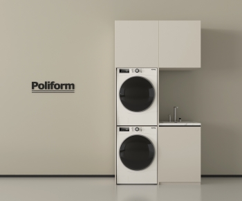 Modern Laundry Cabinet-ID:364689115