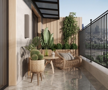 Modern Leisure Balcony-ID:113239395