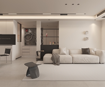 Modern A Living Room-ID:779768942