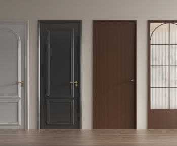 French Style Single Door-ID:634803069