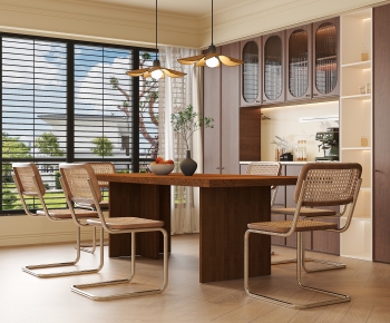 Modern Dining Table And Chairs-ID:311980018