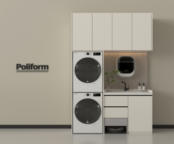 Modern Laundry Cabinet-ID:298299872