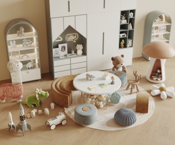 Modern Children's Room Activity Room-ID:560554986