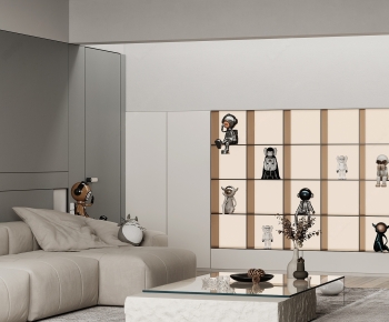 Modern A Living Room-ID:789764882