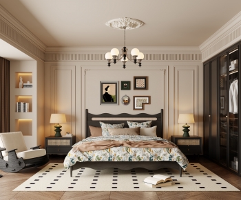 French Style Bedroom-ID:915587901