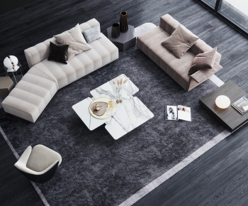 Modern Sofa Combination-ID:781449084