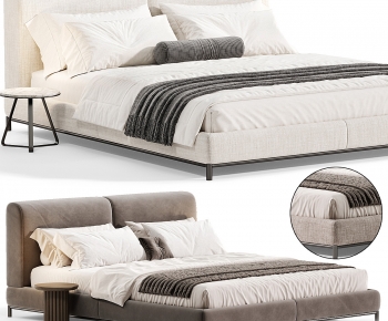Modern Double Bed-ID:532506947