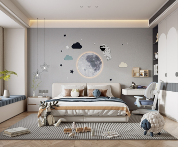 Modern Boy's Room And Son's Room-ID:888497115