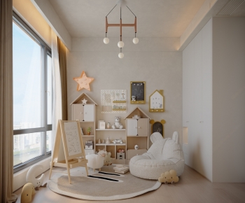 Modern Children's Room Activity Room-ID:329243905