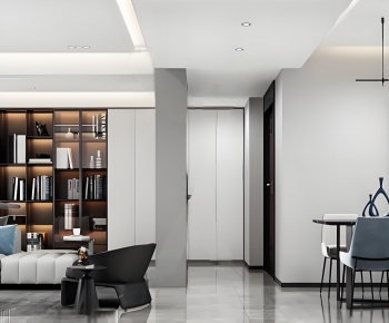 Modern A Living Room-ID:439601904