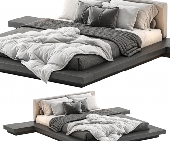 Modern Double Bed-ID:487823965