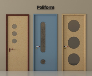 Modern Single Door-ID:334486963