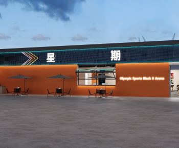 Modern Facade Element-ID:558113107