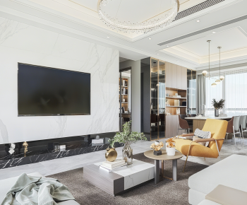 Modern A Living Room-ID:693842892