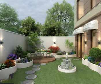 Modern Courtyard/landscape-ID:939379936