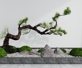 New Chinese Style Plant Landscaping-ID:608654986