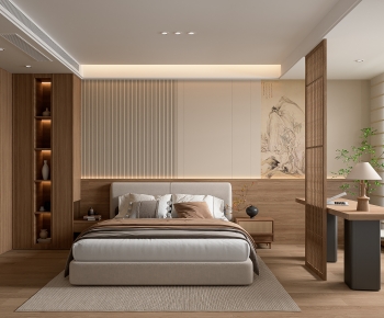 New Chinese Style Bedroom-ID:180120948