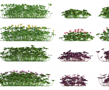 Modern Flowers And Grass-ID:842673065