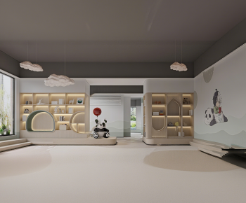 Modern Children's Reading Room-ID:126938857
