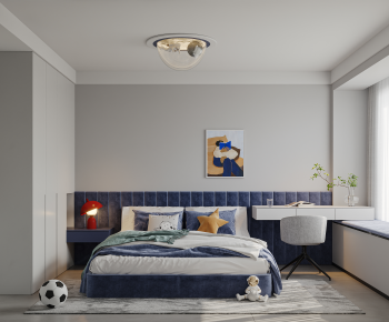 Modern Boy's Room And Son's Room-ID:980674037