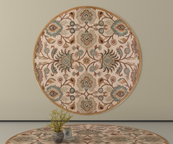 American Style Circular Carpet-ID:323524957