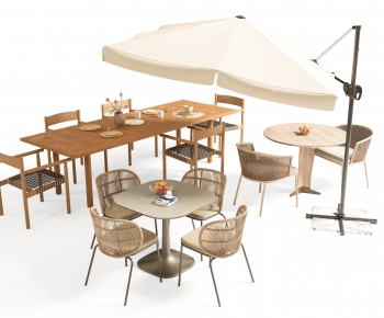 Wabi-sabi Style Outdoor Tables And Chairs-ID:679122925